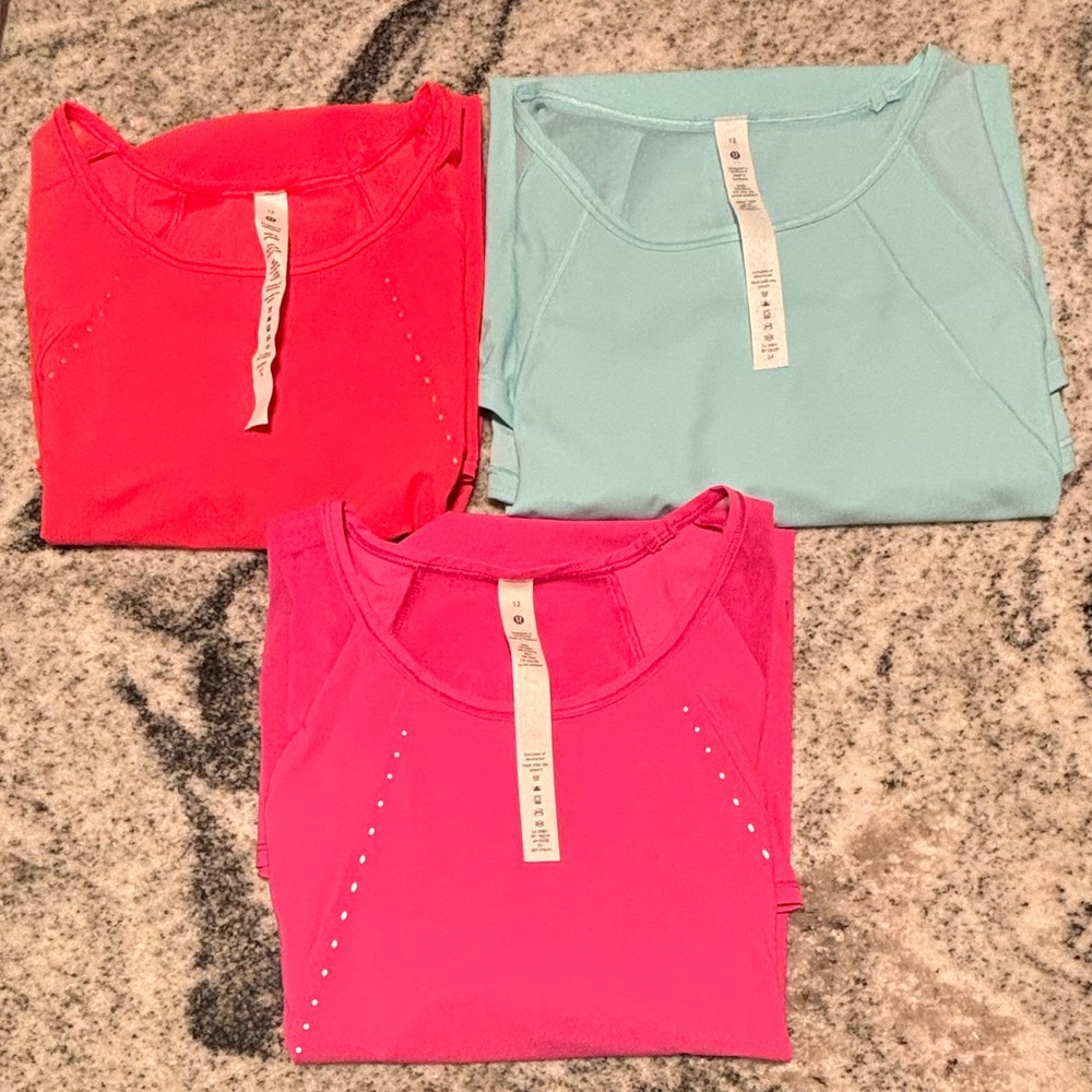 Lululemon Tank Top Bundle | Women’s Size 12 | 3 Athletic Tanks